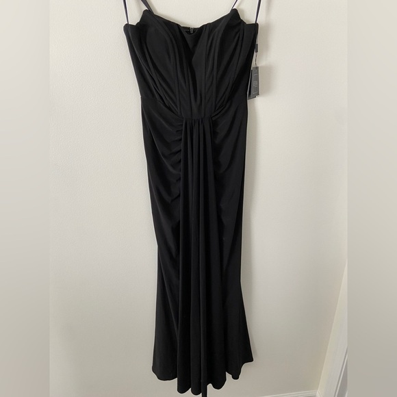 Mac Duggal Anthropologie Strapless Sweeheart Jersey Gown - Picture 4 of 9